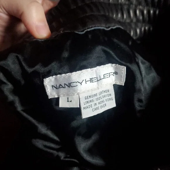 Nancy Heller Genuine Leather Women's Pants - Picture 3 of 3